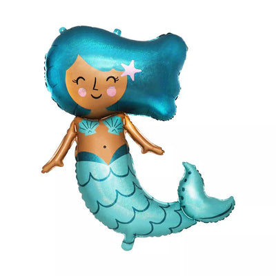 BLUE MERMAID FOIL BALLOON