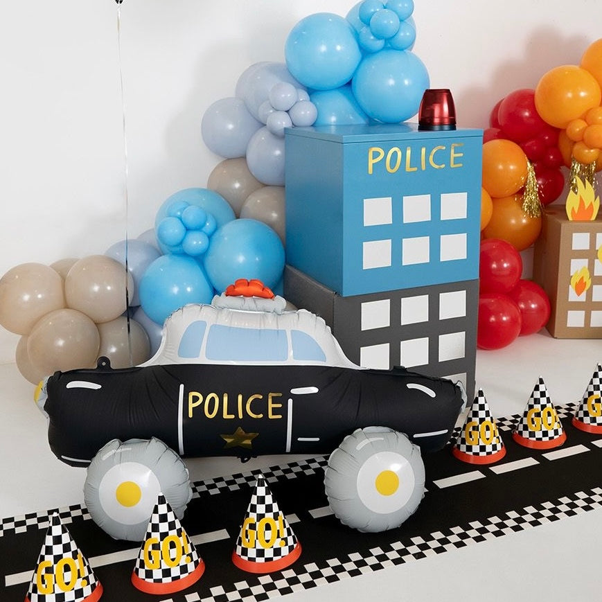 POLICE CAR STANDING FOIL BALLOON