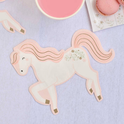 PRINCESS HORSE PAPER NAPKINS