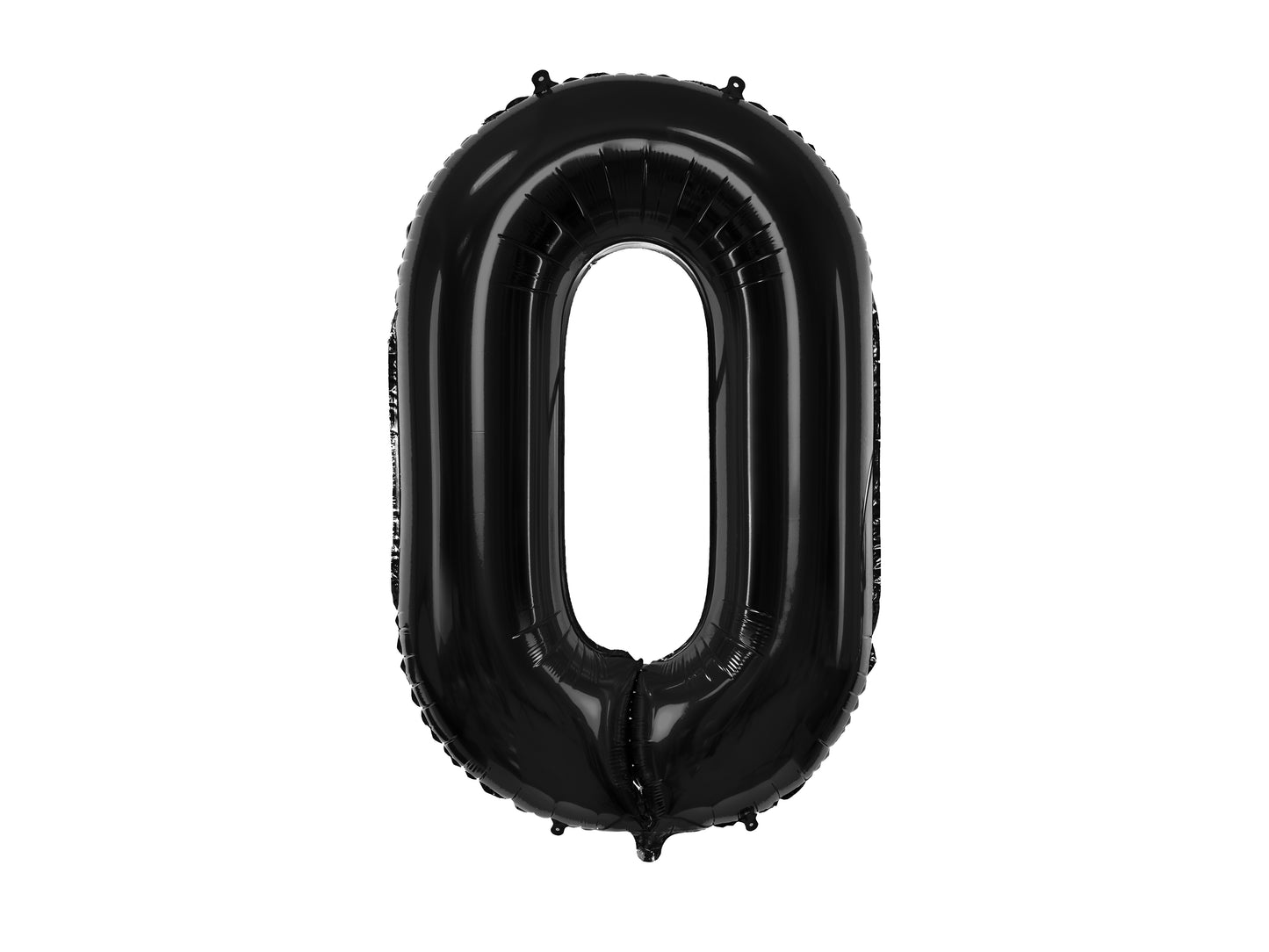 BLACK NUMBER FOIL BALLOON