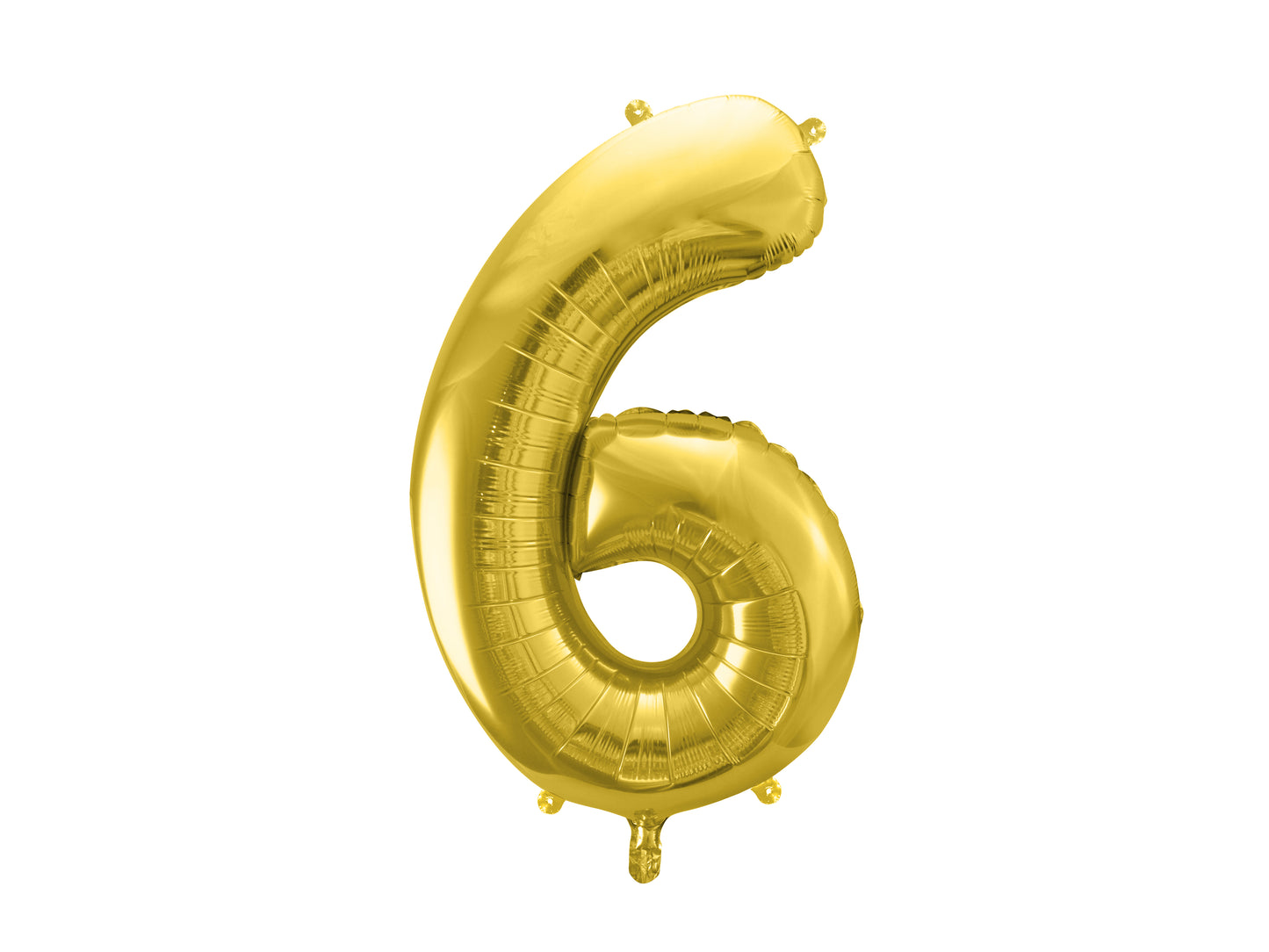 WHITE GOLD NUMBER FOIL BALLOON
