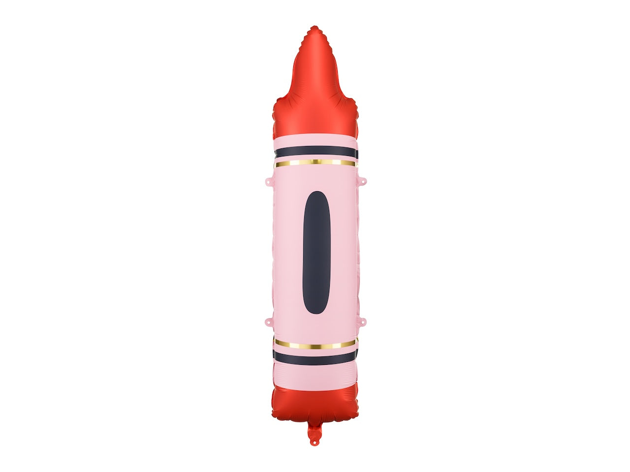 JUMBO RED CRAYON FOIL BALLOON