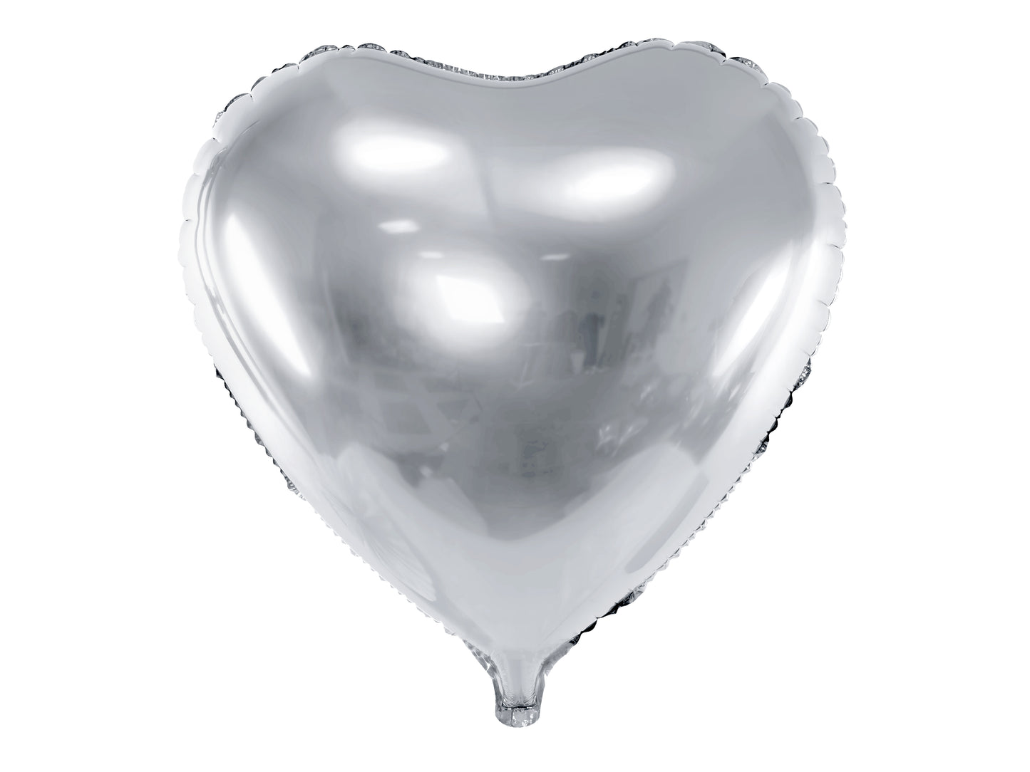 SILVER 18" HEART BALLOON