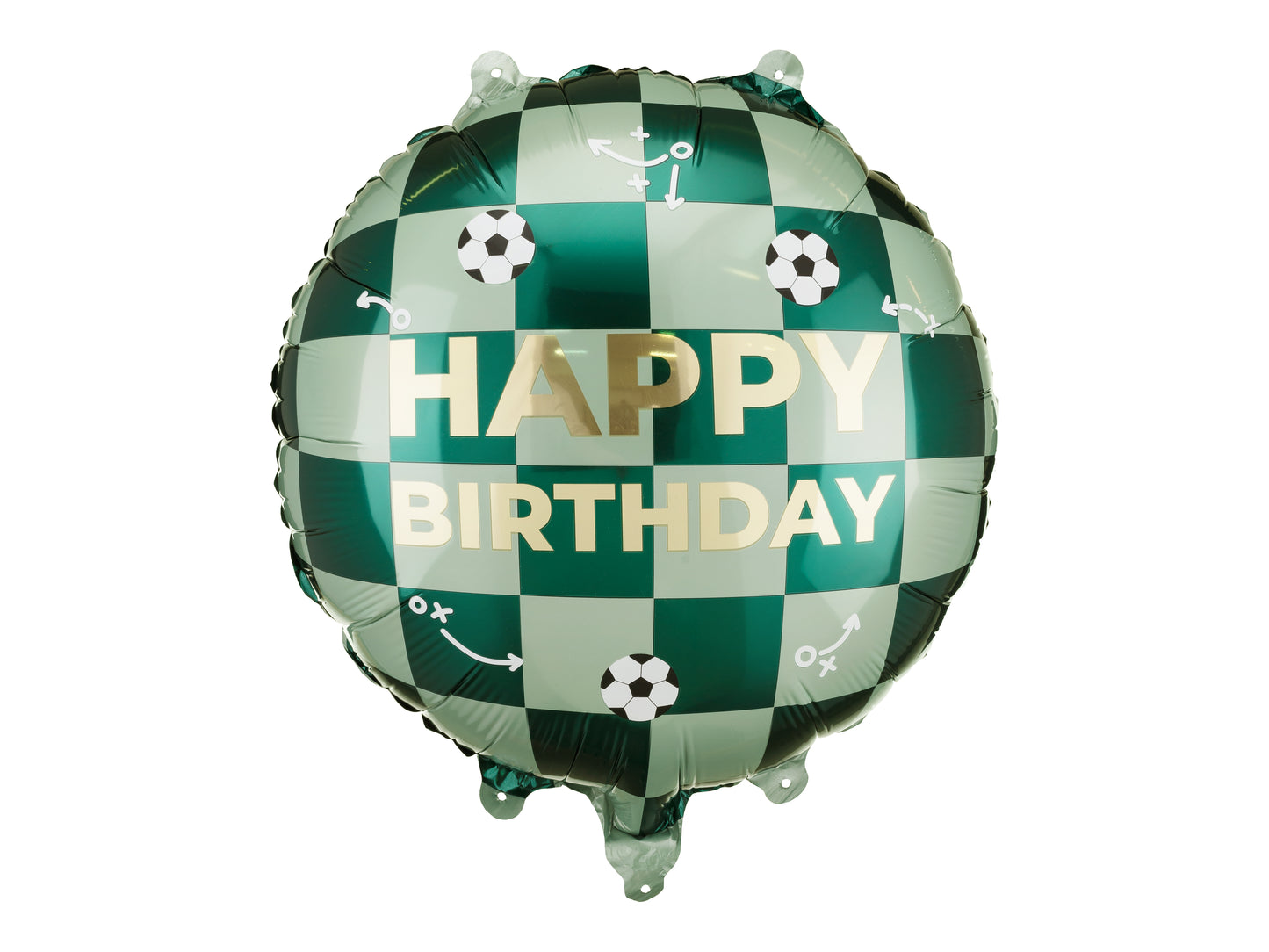 HAPPY BIRTHDAY FOOTBALL FOIL BALLOON
