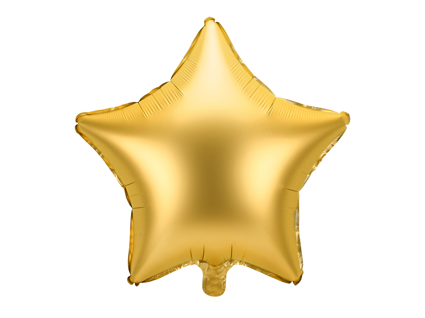 GOLD STAR 18" MATTE FOIL BALLOON