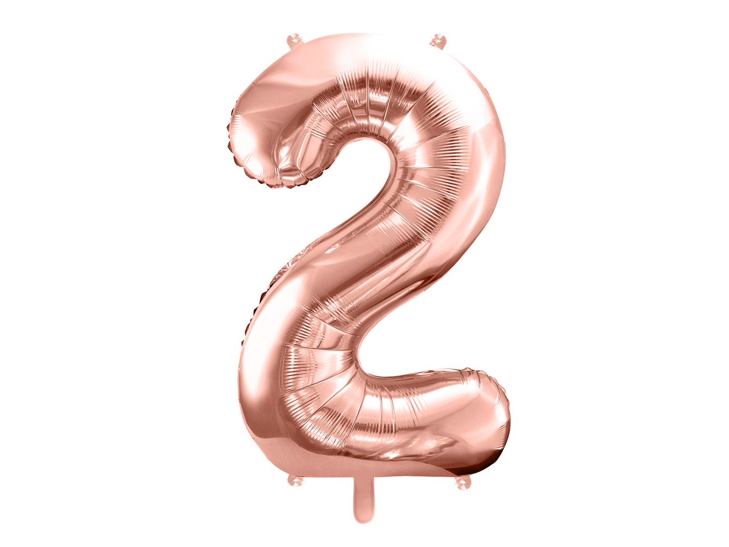LARGE NUMBER ROSEGOLD FOIL BALLOON