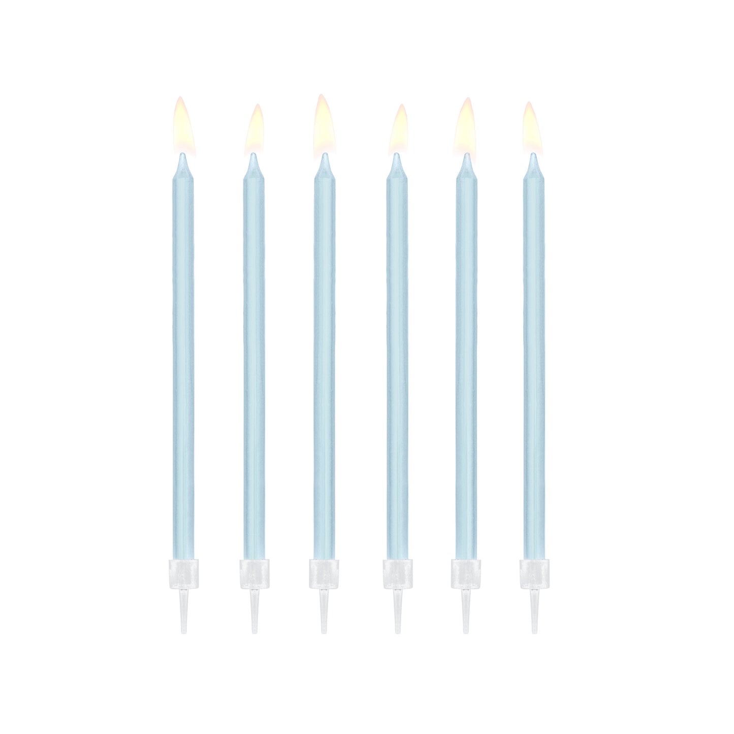 LIGHT BLUE BIRTHDAY CANDLES