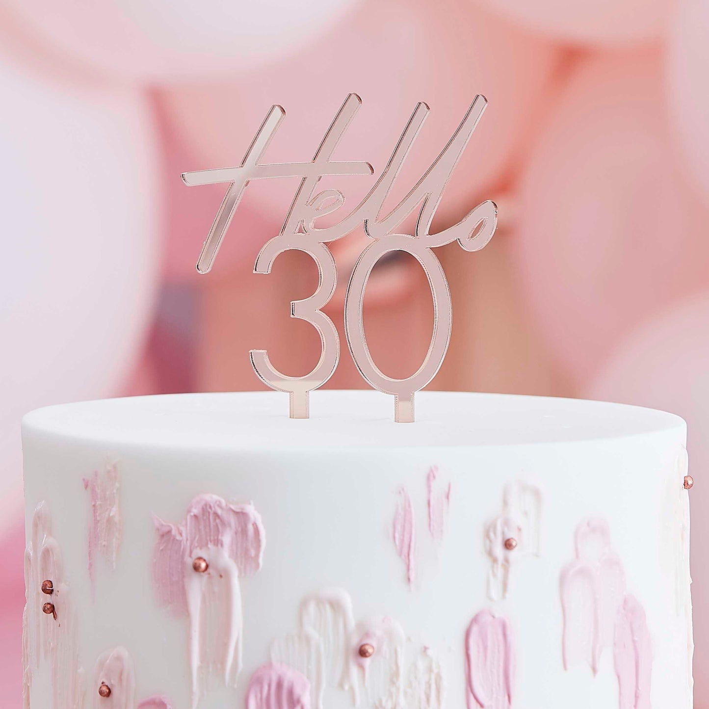 30th BIRTHDAY CAKE TOPPER
