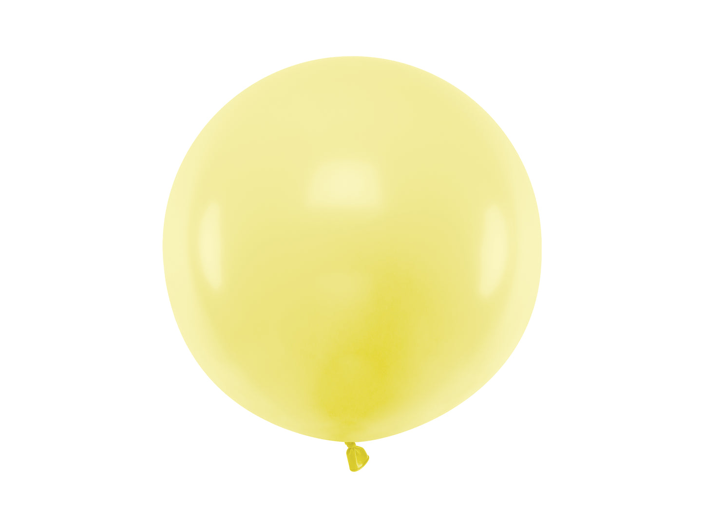 JUMBO LIGHT YELLOW LATEX BALLOON