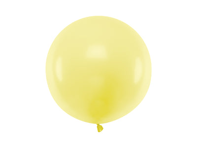 JUMBO LIGHT YELLOW LATEX BALLOON