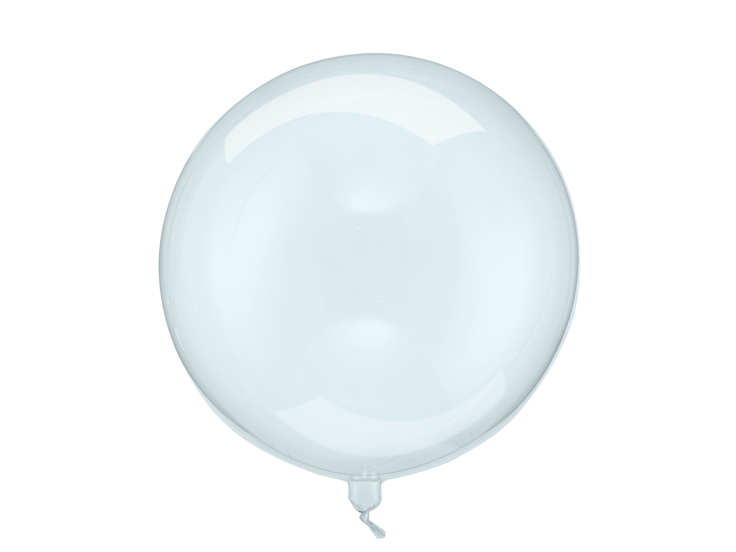 CLEAR BLUE ORBZ BALLOON