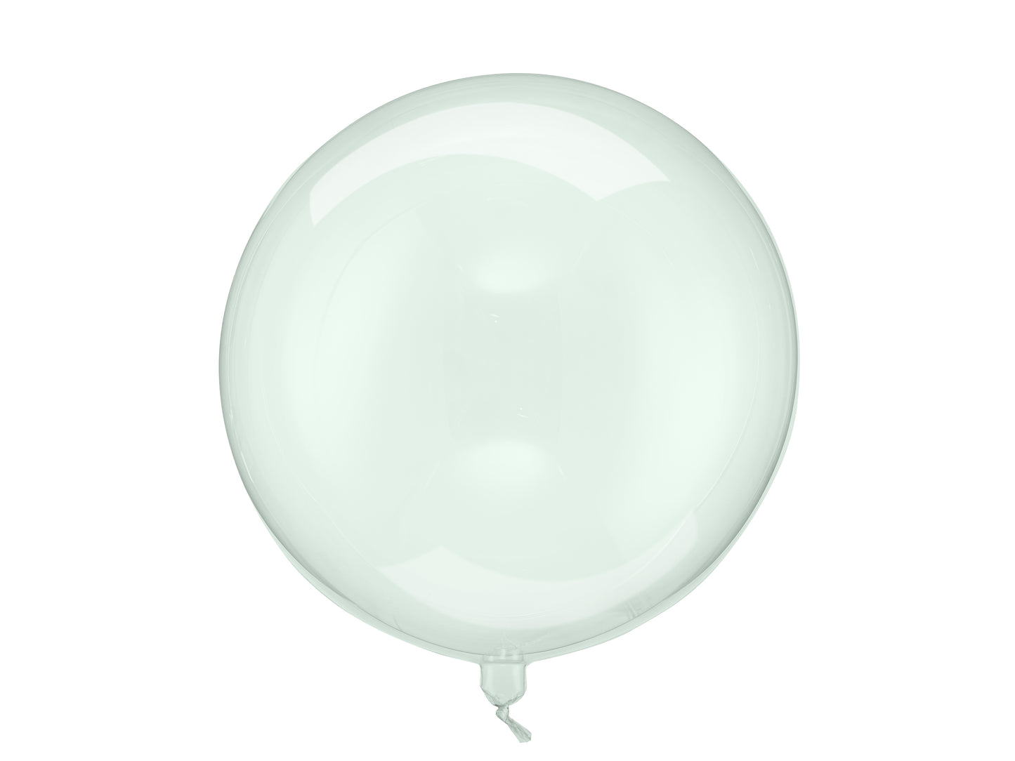 CLEAR GREEN ORBZ BALLOON