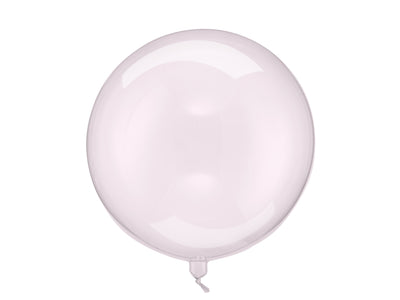 CLEAR PINK ORBZ BALLOON