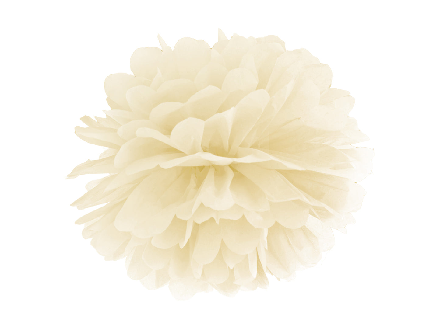 CREAM POMPOM 25CM