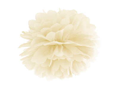 CREAM POMPOM 25CM
