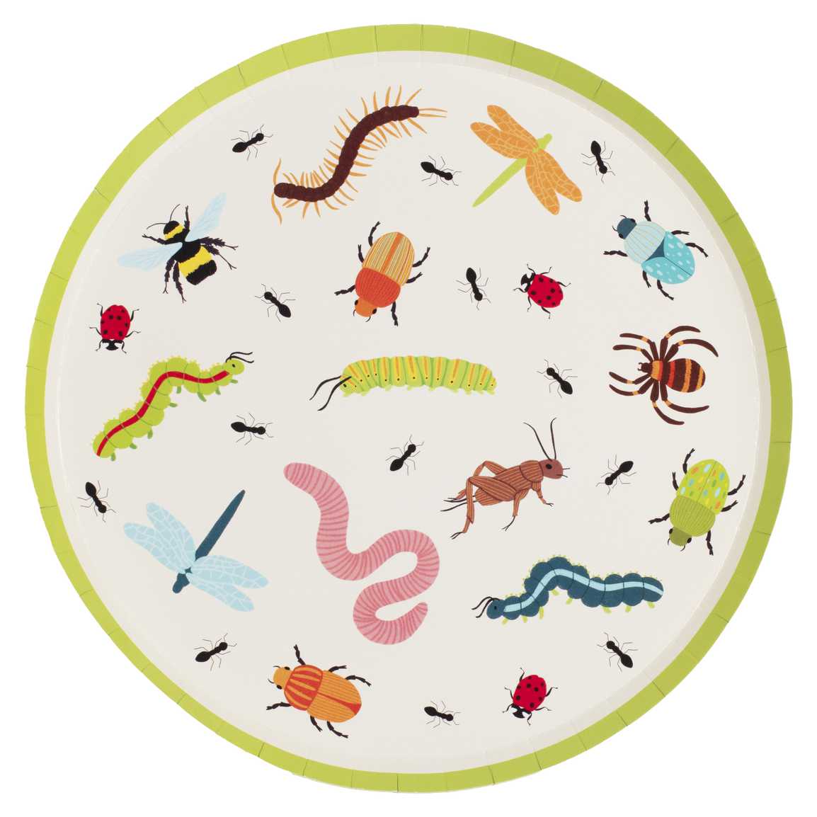 BUG PARTY PAPER PLATES