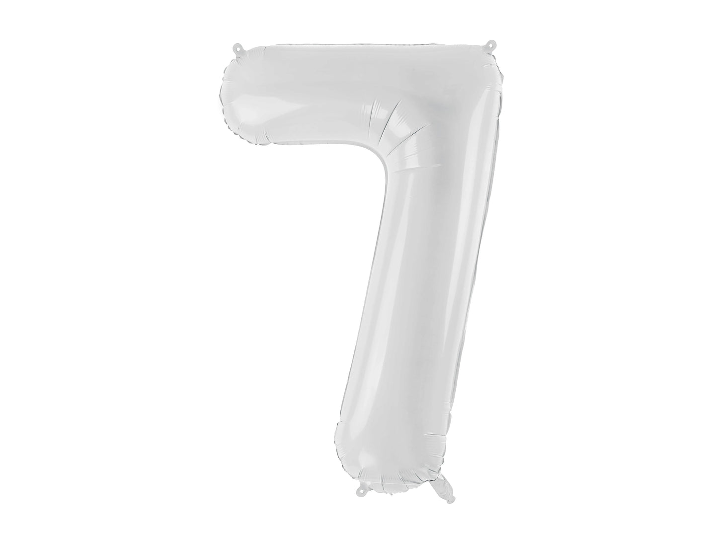 LARGE NUMBER PALE GREY/WHITE FOIL BALLOON