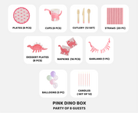 PINK DINO BOX [PARTY OF 8]