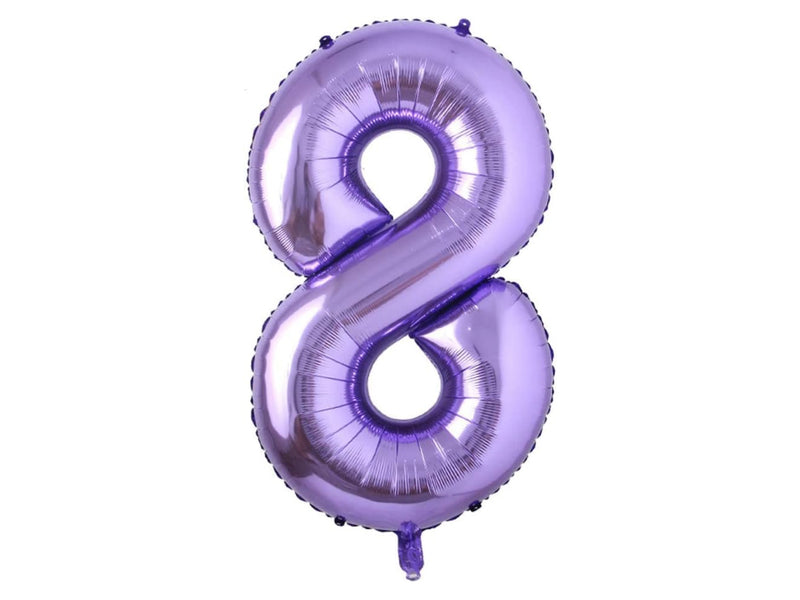 LARGE NUMBER PURPLE FOIL BALLOON