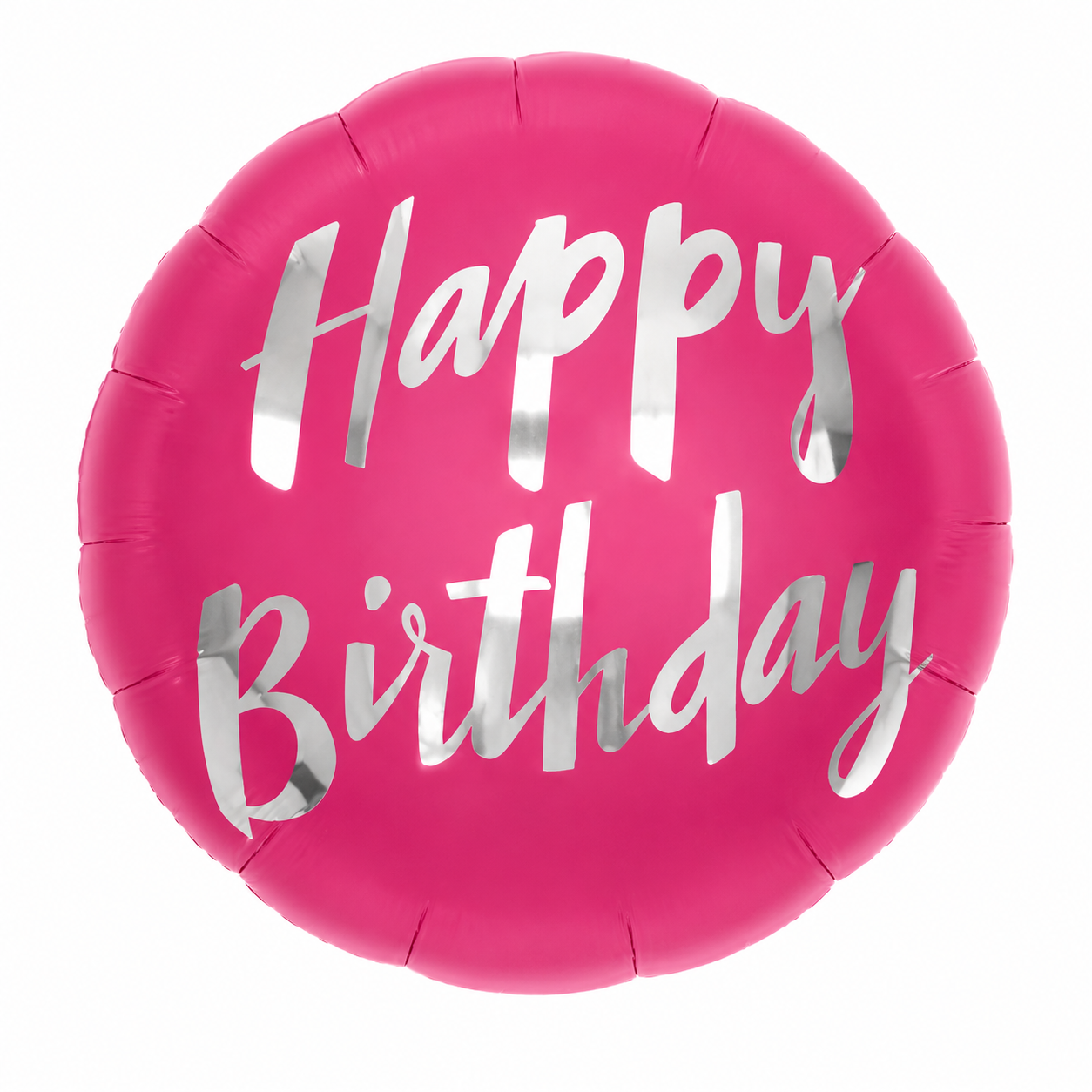 PINK 31" XL ROUND HAPPY BIRTHDAY FOIL HELIUM BALLOON