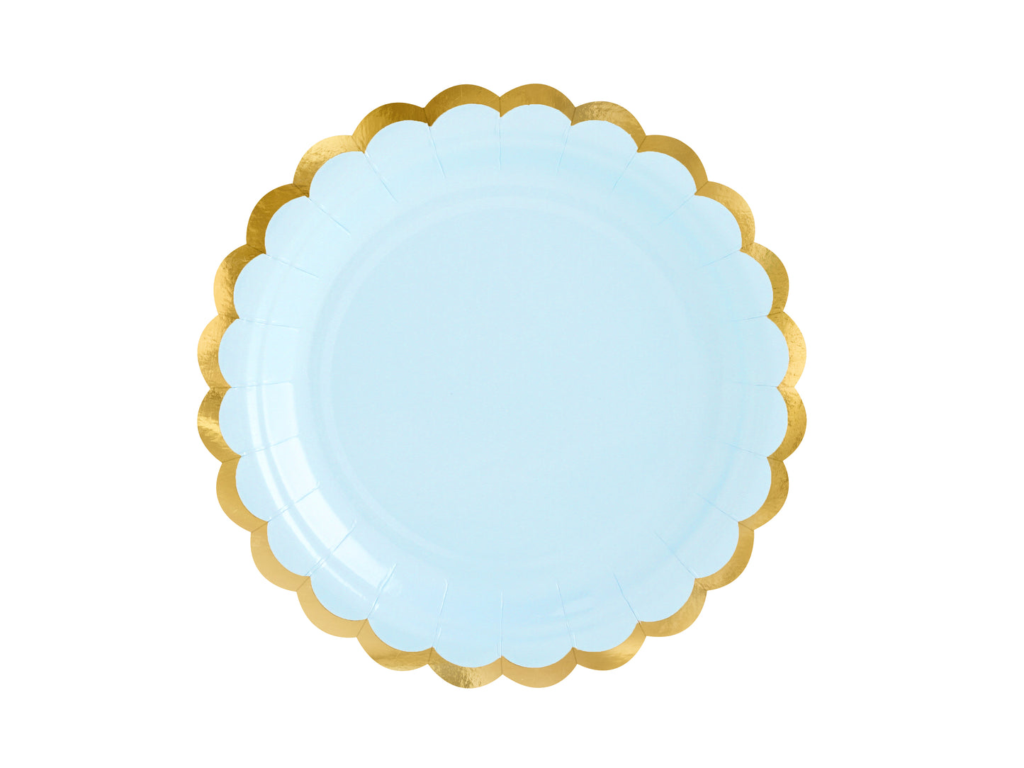 LIGHT BLUE PLATE [6 PCS]