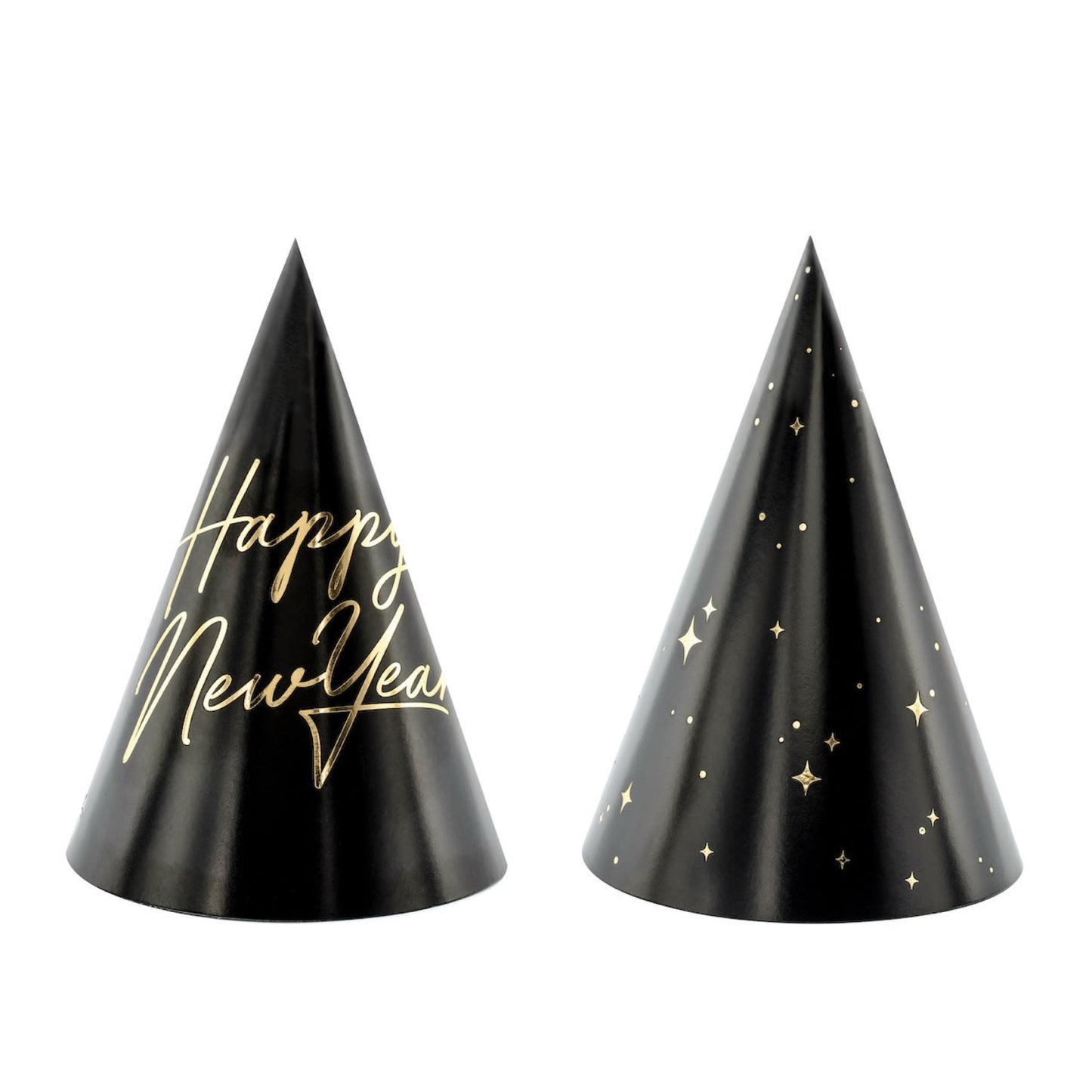 HAPPY NEW YEAR PARTY HATS [SET OF 6]