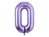 LARGE NUMBER PURPLE FOIL BALLOON