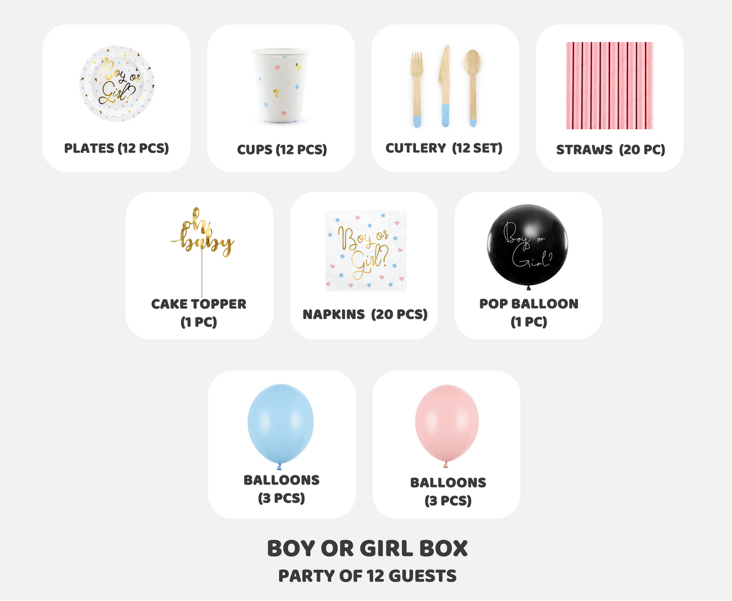 BOY OR GIRL BOX [PARTY OF 12]