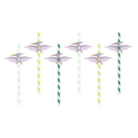 PTERODACTYL PAPER STRAWS [SET OF 6]