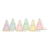 PASTEL STAR PARTY HATS [SET OF 6]