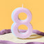 TWO COLOR NUMBER CANDLE