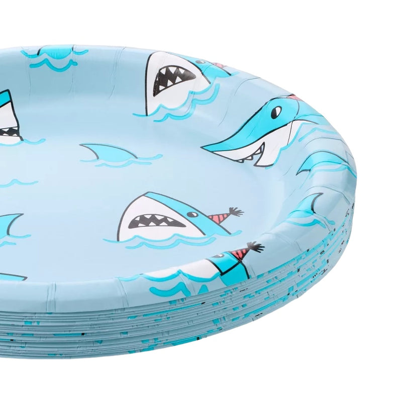 SHARK DINNER PAPER PLATES [20 PCS]