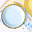 LIGHT BLUE PLATE [6 PCS]