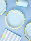 LIGHT BLUE PLATE [6 PCS]