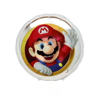 SUPER MARIO 18” ROUND FOIL BALLOON