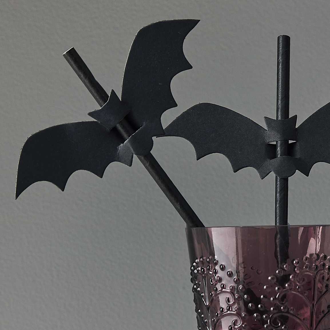 BAT PAPER STRAWS [16 PCS]