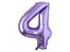 LARGE NUMBER PURPLE FOIL BALLOON