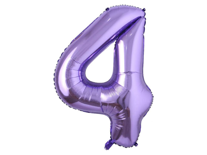 LARGE NUMBER PURPLE FOIL BALLOON