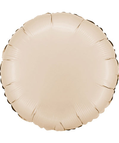SATIN CREAM 18” ROUND BALLOON