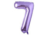 LARGE NUMBER PURPLE FOIL BALLOON