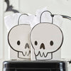 SKULL PAPER PARTY BAGS [6 PCS]