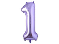 LARGE NUMBER PURPLE FOIL BALLOON