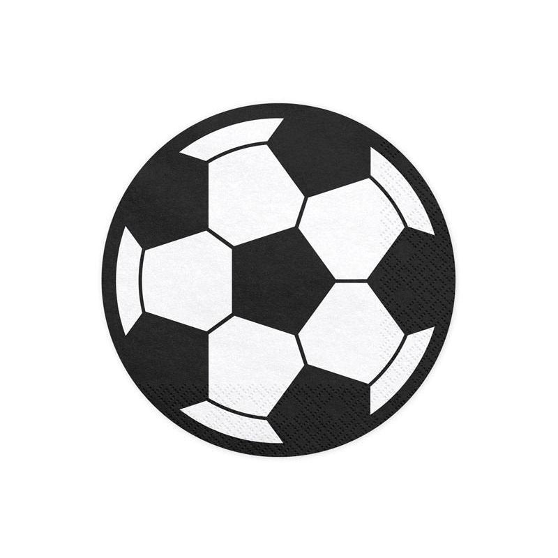 FOOTBALL NAPKINS [SET OF 20]