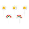 DAISY BIRTHDAY CANDLES [SET OF 5]