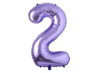 LARGE NUMBER PURPLE FOIL BALLOON