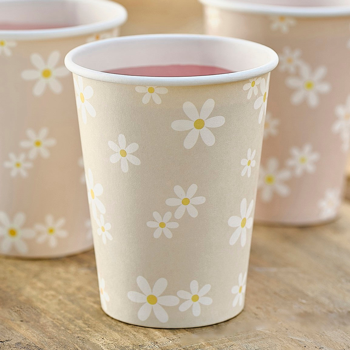DAISY PAPER CUPS [8 PCS]