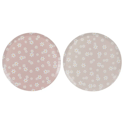 DAISY FLOWER PLATES [8 PCS]