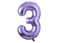 LARGE NUMBER PURPLE FOIL BALLOON