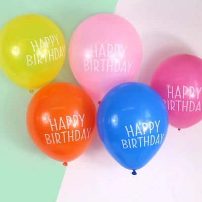 HAPPY BIRTHDAY BALLOONS [5 PCS]