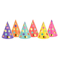 DOTS PARTY HATS [SET OF 6]